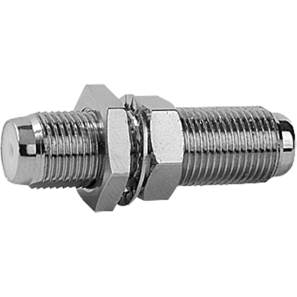 Thumbnail - Telegärtner F Einbaukupplung 75 Ohm, Bu-Bu, Isolierung PTFE geeignet für Stecker-Innenleiter Ø 0.54-1.06, HDTV T (Antenn...