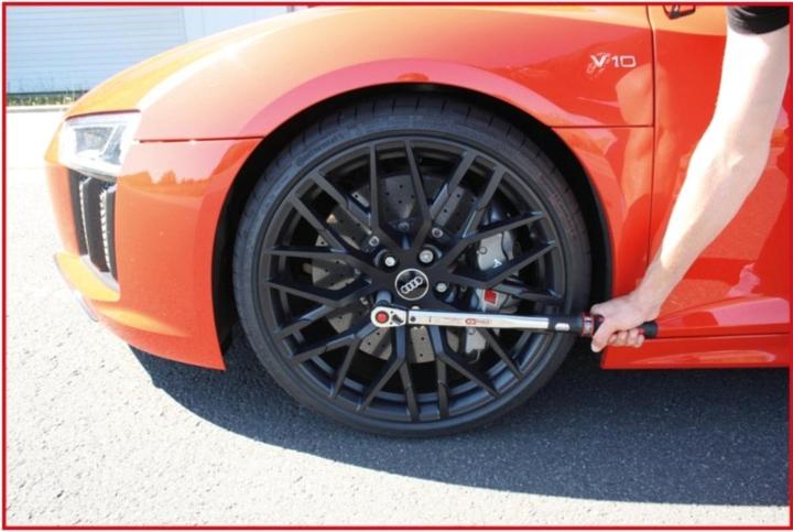 Produktbild KS Tools 1/2 ERGOTORQUE40-200 Rot, Ratschen-Drehmomentschl. (1/2", 40 - 200 Nm)