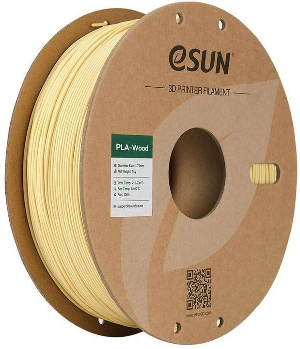 Image du produit eSUN Filament Bois Naturel 1.75mm 500g (PLA+ LECTURE, 1.75 mm, 1000 g)