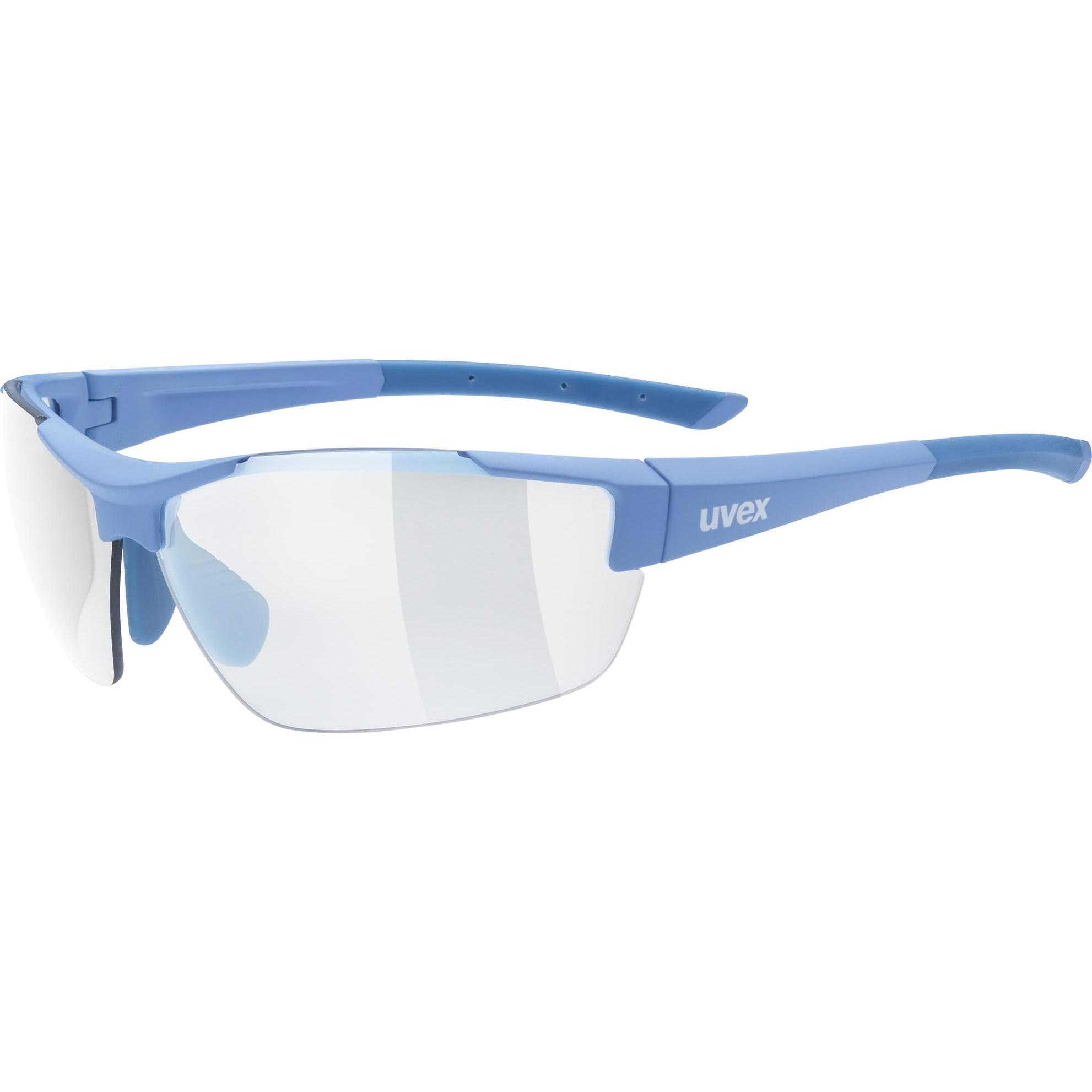 Uvex Sports, Sportbrille, Sportstyle 612 Variomatic light Sportbrille (Farbe: 4490 lightblue mat, variomatic smoke) (Var...