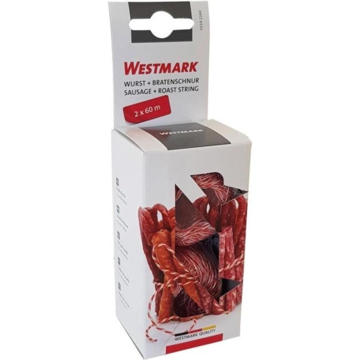 Thumbnail - Westmark 2 x Grill-/Bratenschnur rot-weiss, 60 m, Küchengadgets, Rot