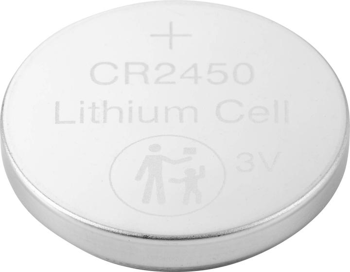 Actual product image Voltcraft Button cell CR 2450 Lithium 580 mAh 3 V 1 pc. (1 pcs., CR2450, 580 mAh)