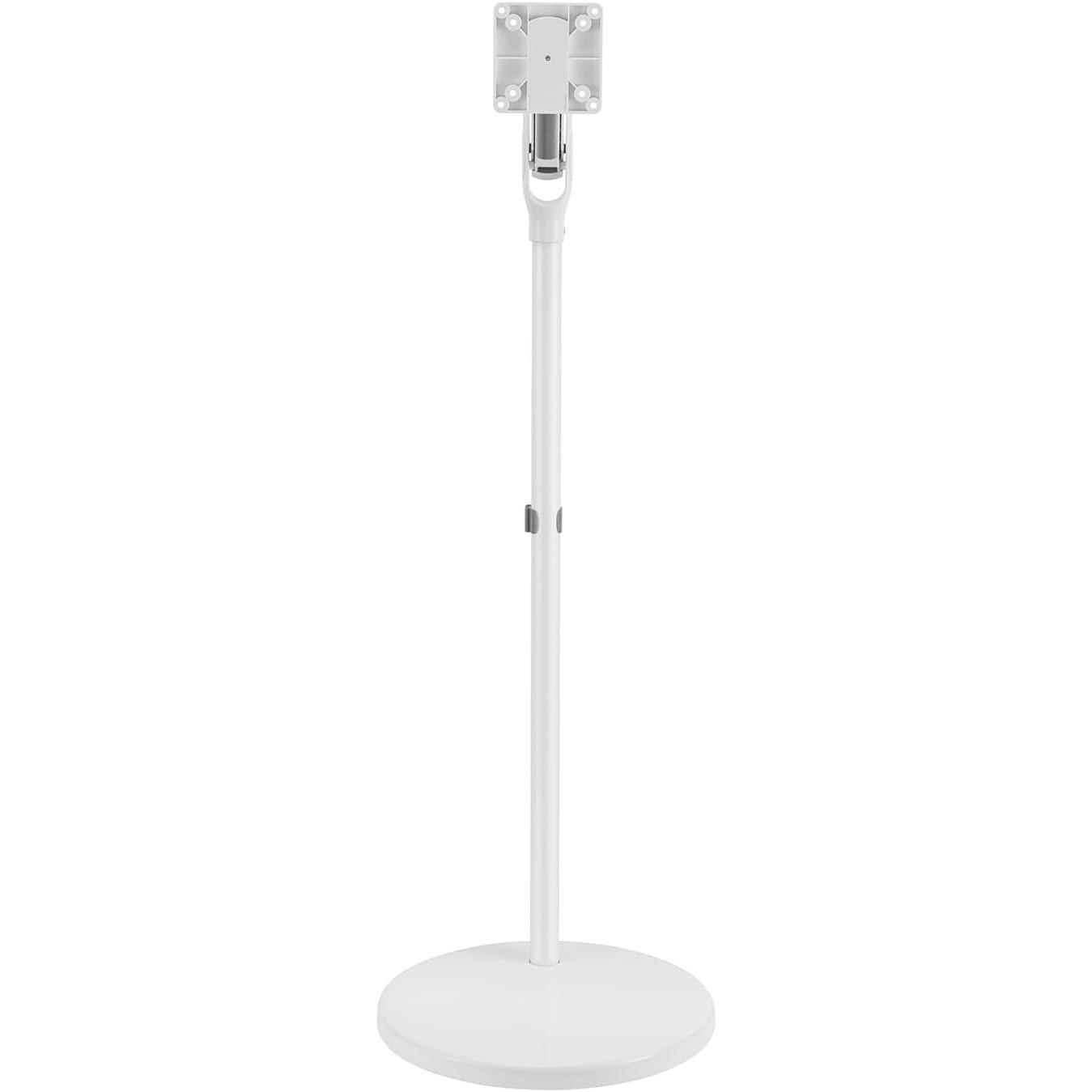 Maclean Stojak podłogowy na monitor/TV MC-970 W, mobilny, sprężyna gazowa (Pavimento, 35", 10 kg), Supporto per monitor, Bianco