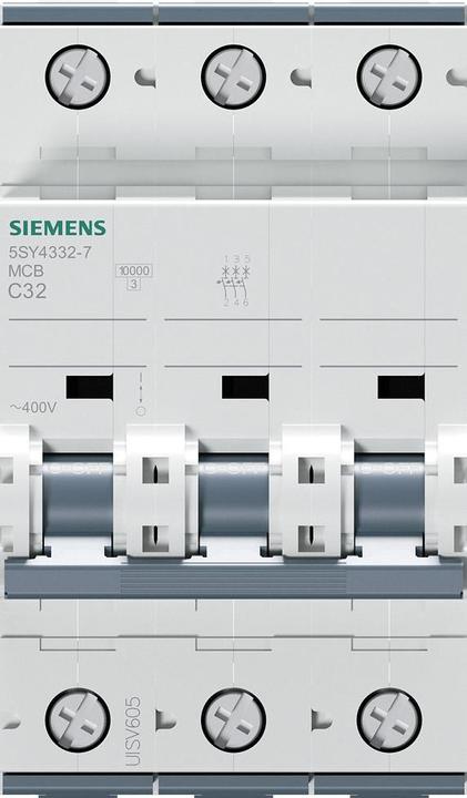 Produktbild Siemens Sicherungsautomat 3-polig 32A Typ C