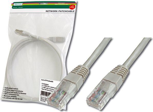 Actual product image Digitus CAT 5e U/UTP patch cord (CAT5e, 0.50 m)