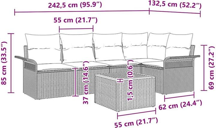 Produktbild vidaXL Elaine