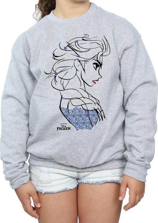 Produktbild Disney Frozen Elsa Sketch Sweatshirt Mädchen (128)