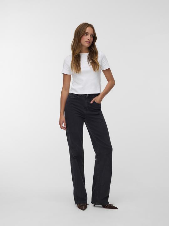Actual product image Vero Moda VMTESSA Hohe Taille Weiter Beinschnitt Jeans Weit geschnitten (W31/L32)