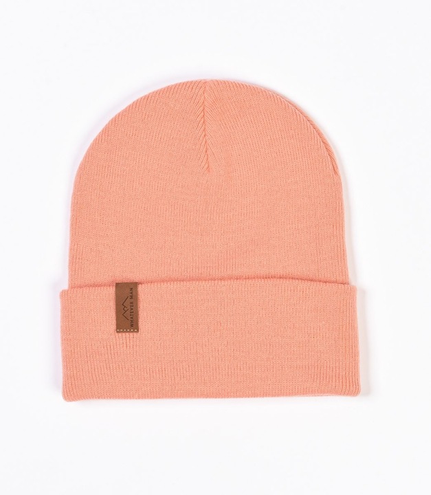 Actual product image Whatever Man Basic Beanie Logo Leather (One size)