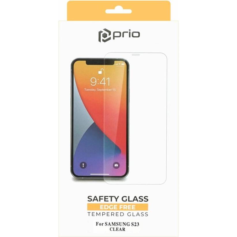 prio Panzerglasfolie für Samsung S23 klar (1 Stück, Samsung Galaxy S21), Smartphone Schutzfolie, Transparent