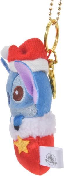 Actual product image Disney Stitch Christmas sock key ring