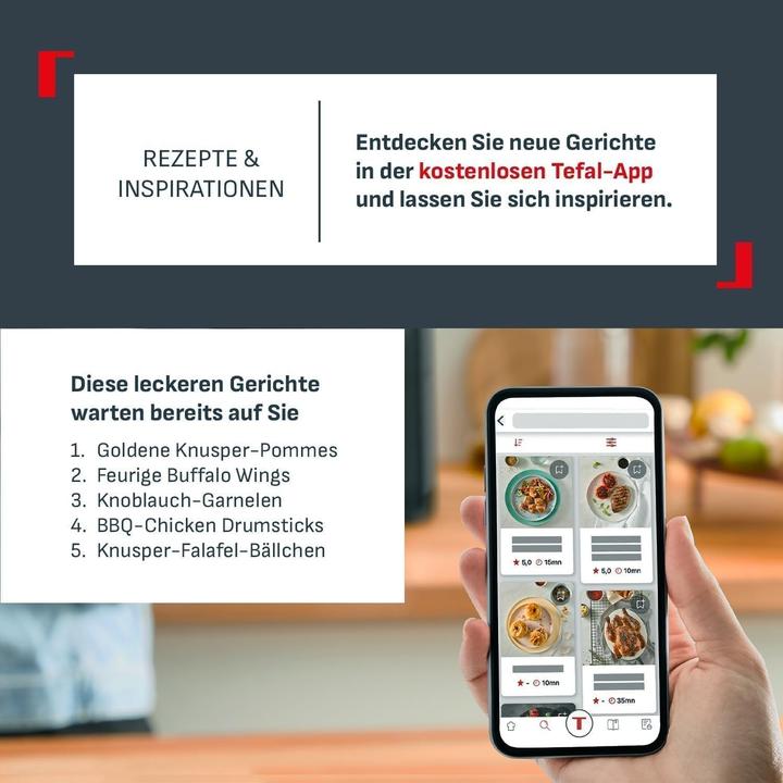 Immagine prodotto Tefal EY9018 Dual Easy Fry Doppelkammer Heissluftfritteuse