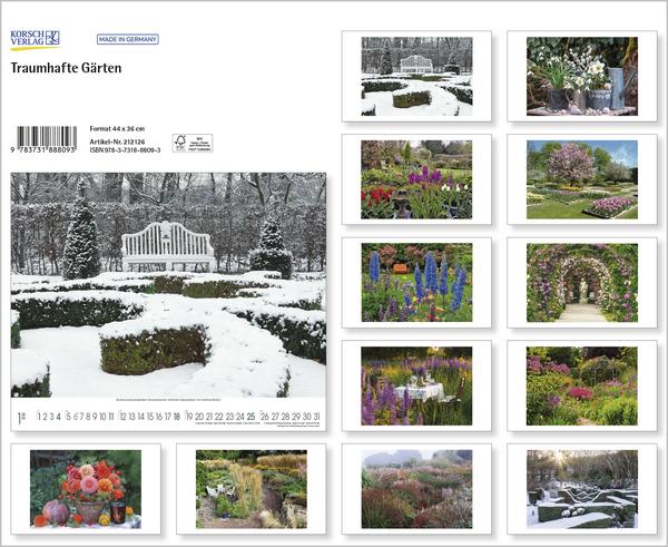 Produktbild Traumhafte Grten 2026