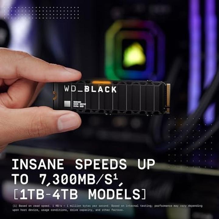 Image du produit WD SSD NVMe Black SN850X (2000 Go, M.2 2280)