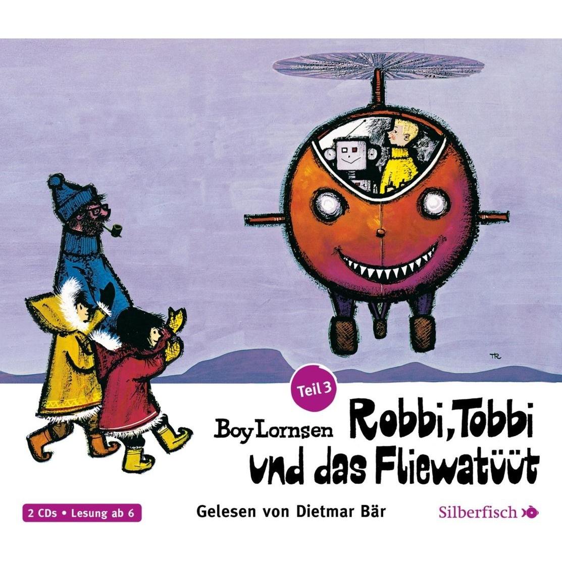Robbi, Tobbi und das Fliewatüüt - Teil 3. Von Plumpudding Castle nach Tütermoor, Hörbücher von Dietmar Bär, Boy Lornsen
