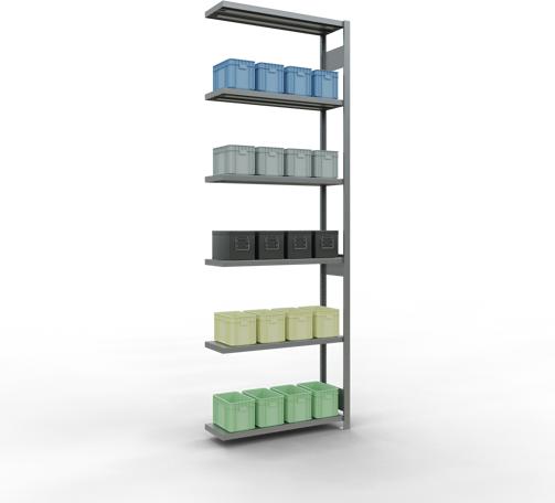 Immagine prodotto Schulte Lagertechnik MULTIplus250 sistema di alloggiamento aggiuntivo senza bulloni con bulloni di lunghezza