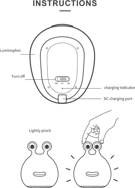 Produktbild Muid Slug Night Lamp