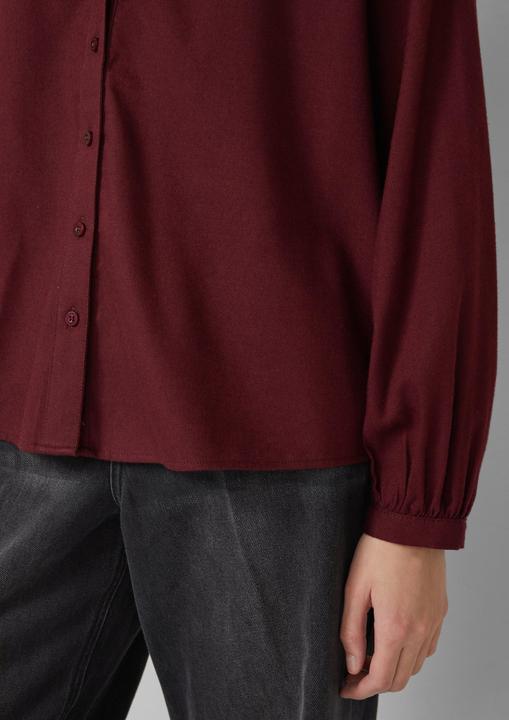 Immagine prodotto s.Oliver Bluse Geraffte Bluse im Relaxed Fit mit durchgehender Knopfleiste (40)