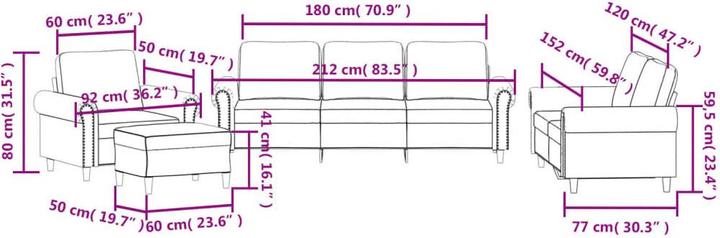 Immagine prodotto vidaXL Set da salotto da giardino da 10 pezzi con cuscini (3 posti)