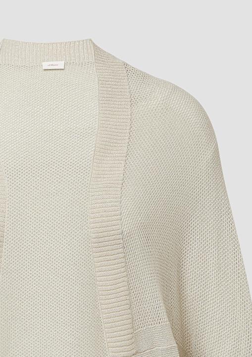 Produktbild s.Oliver Indoor-Poncho Strickponcho mit Glitzergarn (One Size)