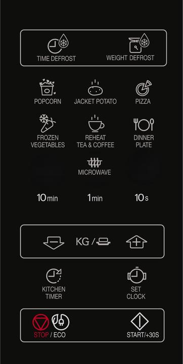 Nährwerte und Zutaten Sharp Microwave Oven YC-MS252AE-S Free standing 25 L 900 W Silver (25 l)