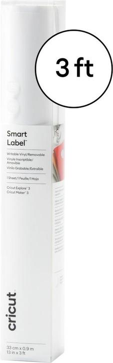 Image du produit Cricut Smart Vinyl Removable 33x91cm Writable Transparent (P)