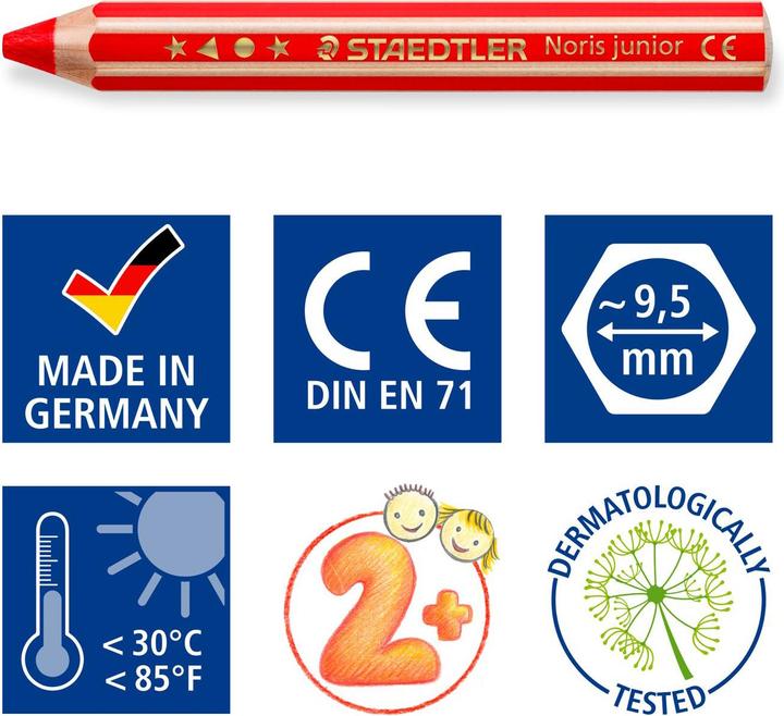 Produktbild Staedtler Buntstift Noris jun 18ST (18 x)