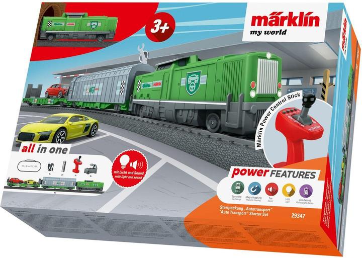 Märklin my world 29347 - Starter pack trasporto auto (Traccia H0)