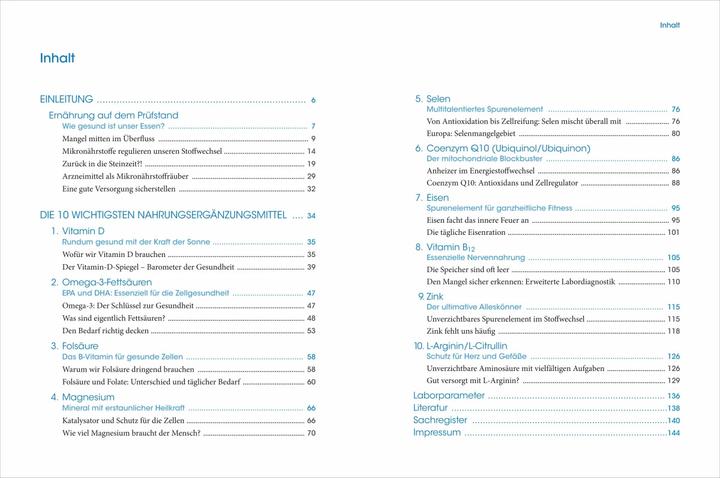 Produktbild Die wichtigsten Nahrungsergänzungsmittel (Deutsch, Uwe Gröber, 2019)