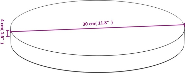 Produktbild VidaXL Douglas (30 x 4 cm)