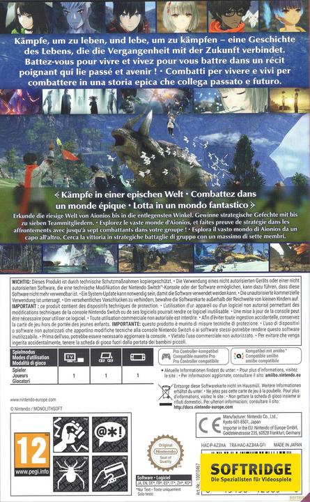 Produktbild Nintendo Xenoblade Chronicles 3 (Switch, EN)