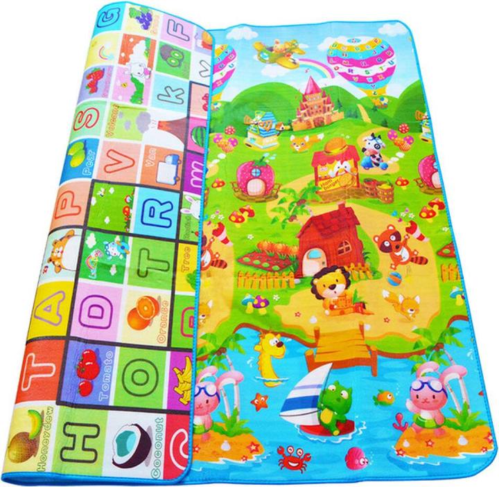 Produktbild Kik Pädagogische doppelseitige Schaumstoff-Spielplatzmatte 200x170cm (170 x 200 cm)