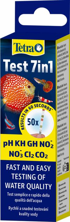Tetra - Testset 7in1 - 50 strips (Verzorging van het aquariumwater)