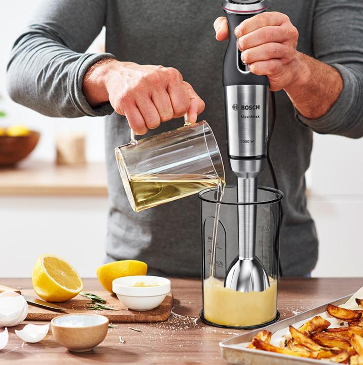 Actual product image Bosch Hausgeräte Stabmixer, MaxoMixx, 1000 W, Edelstahl MS8CM61V1