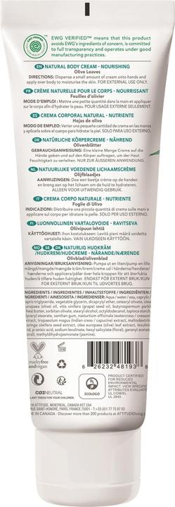 Produktbild Attitude Olive Leaves (Körpercreme, 240 ml)