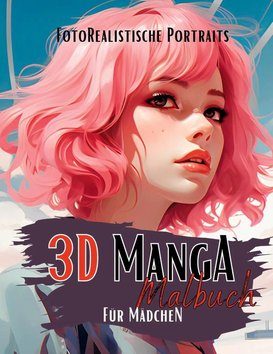 Produktbild Manga Malbuch für Mädchen