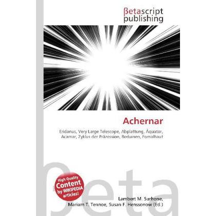 Achernar, Fachbücher