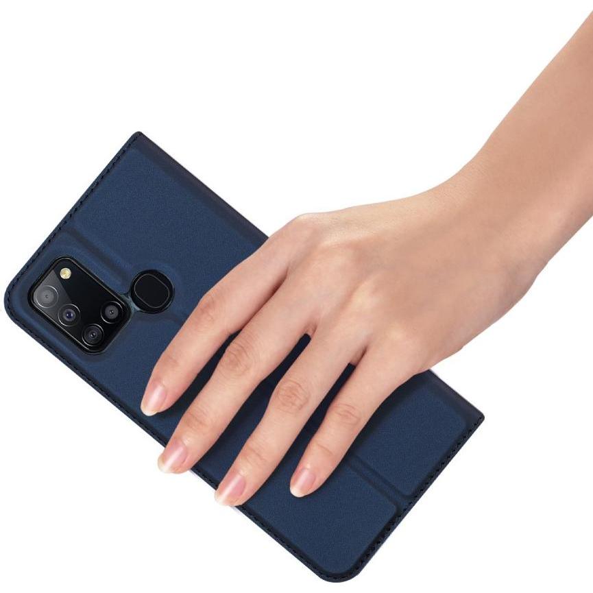 Thumbnail - Dux Ducis Skin Pro Series Bookcover (Samsung Galaxy A21s), Smartphone Hülle, Blau