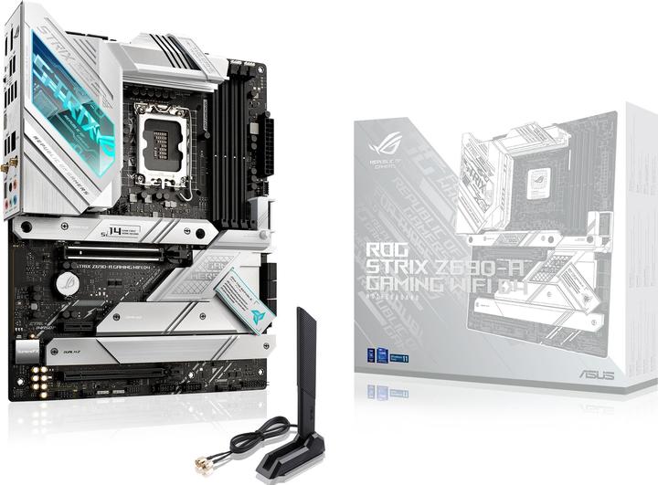 Productafbeelding ASUS ROG Strix Z690-A Gaming Wifi (LGA 1700, Intel Z690 (DDR4), ATX)