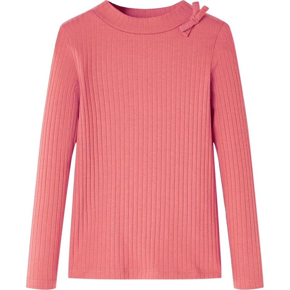 VidaXL, Unisex, Shirt, Kinder-Langarmshirt Altrosa 104,Material: 95 % Baumwolle. 5, Rosa, (104)