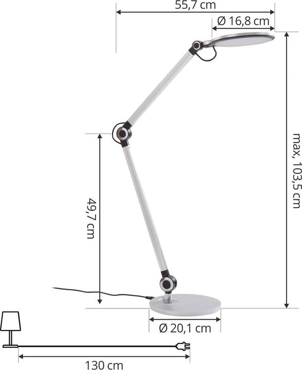 Actual product image Lindby Nyxaris (530 lm)