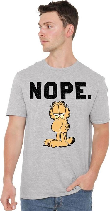 Immagine prodotto Garfield Nope Maglietta Uomo (5XL)
