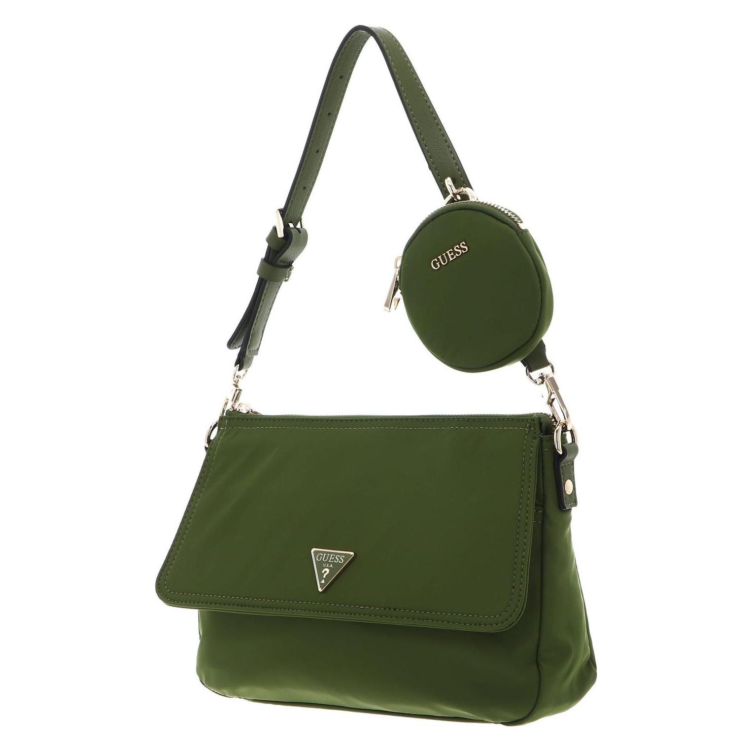 Guess, Damen, Handtasche, Eco Gemma Top Zip Shoulder Bag