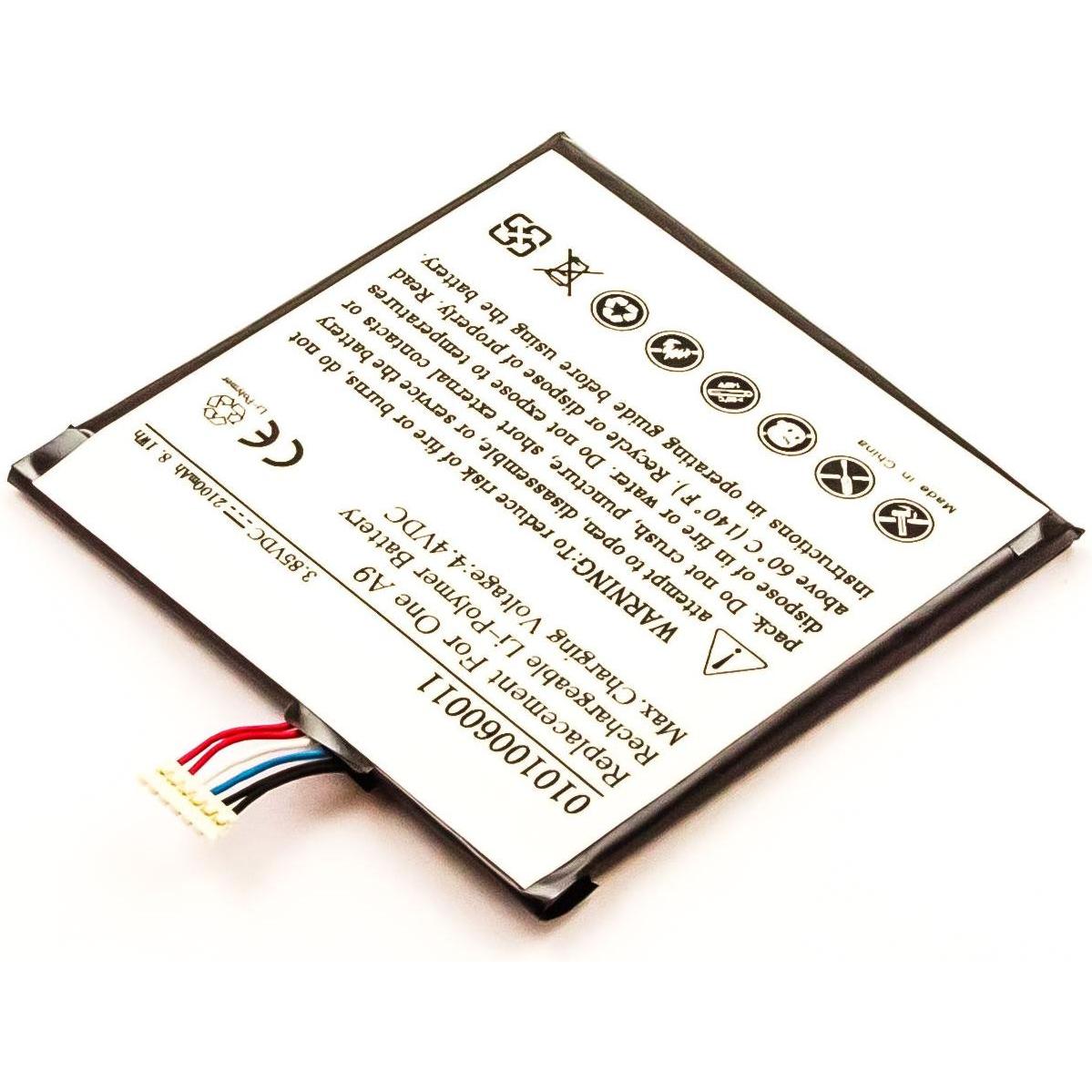 CoreParts Battery for Mobile (Akku, A9u A9w Hima Aero One A9 One A9 LTE), Mobilgerät Ersatzteile, Schwarz