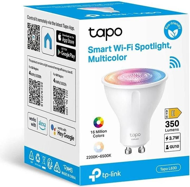 Produktbild TP-Link Tapo L630 (4-pack) (GU10, 3.70 W, 350 lm, 4 x, E)