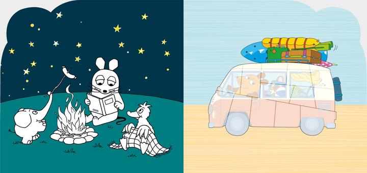 Produktbild Die Maus - Stickern Malen Gestalten