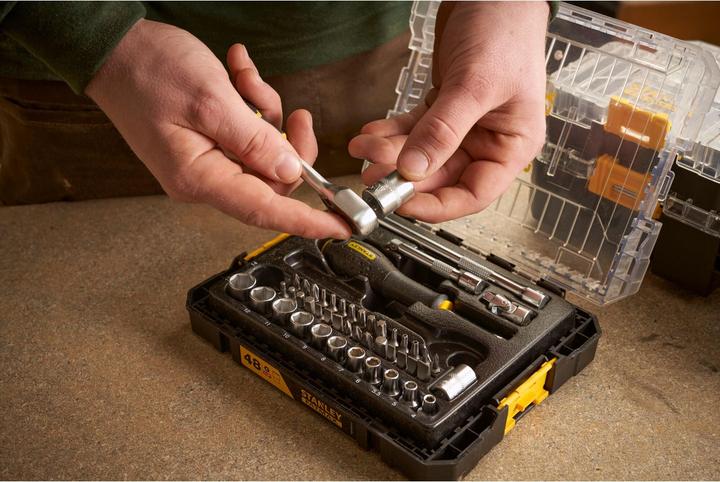 Actual product image Stanley Socket set STAK 1/4, 48 pieces (1/4")