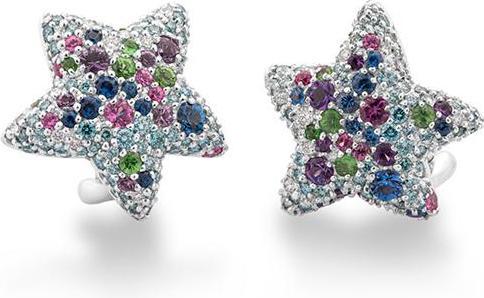Produktbild Breuning OHRSCHMUCK - E.SAFIR HELLBLAU/BRILL.1,703 Ct G/if (750/18 K Gold)