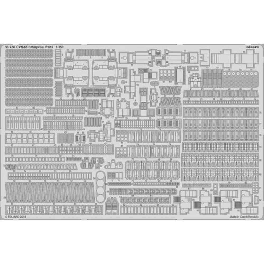 Eduard CVN-65 Enterprise pt.2 for Tamiya