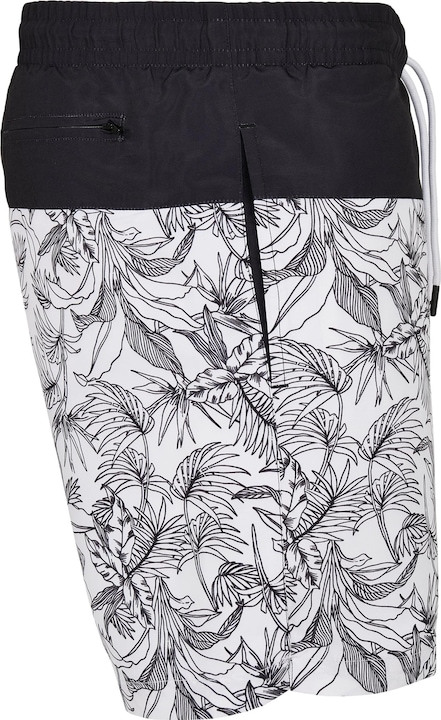 Actual product image Urban Classics Low Block Pattern Swim Shorts (S)